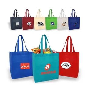 Grocery Tote with Large Imprint, Tote Bag, Shopping Bag