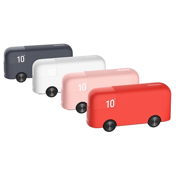 London Bus 10000mAh Power Bank with 4 Rolling Wheels - Image 5