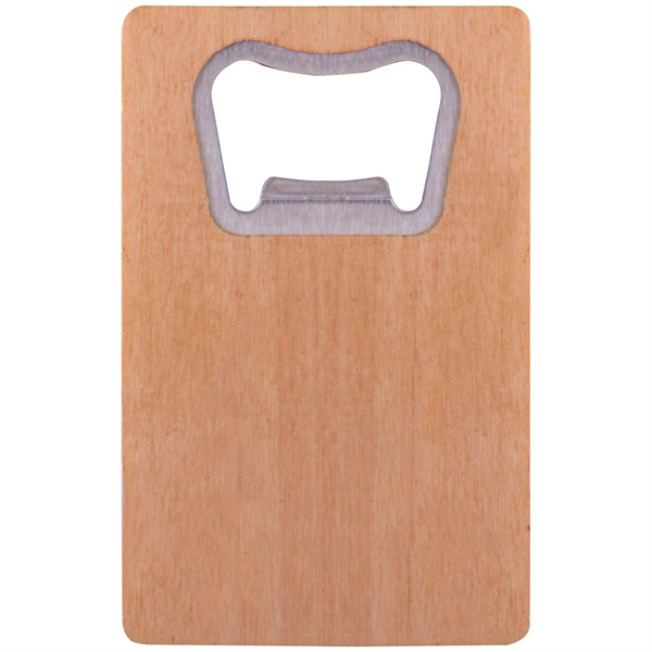 Wood Credit Card Bottle Opener - Image 2