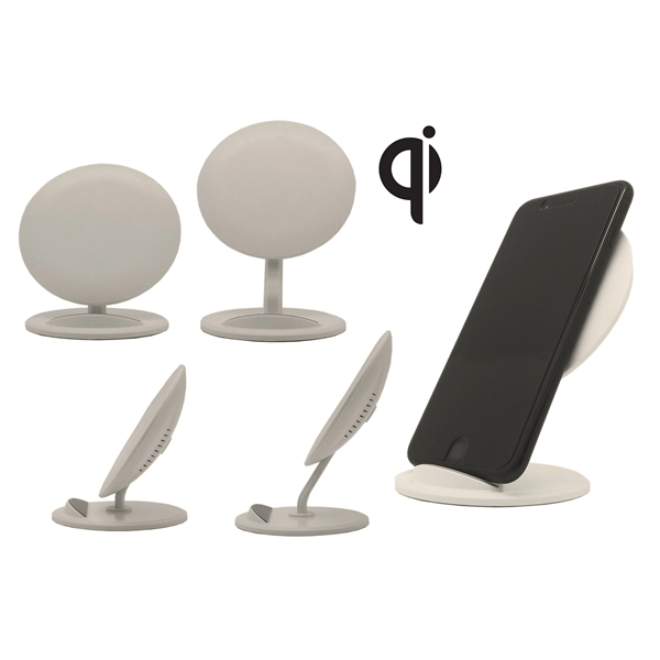 QI Wireless Charging Phone Stand Round - Image 3