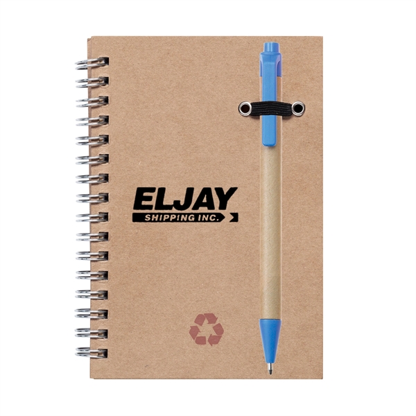 Recycled Notebook/Pen Combo - 5"x7" - Image 9