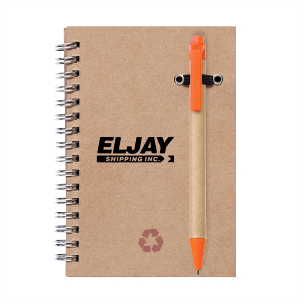Recycled Notebook/Pen Combo - 5"x7" - Image 11