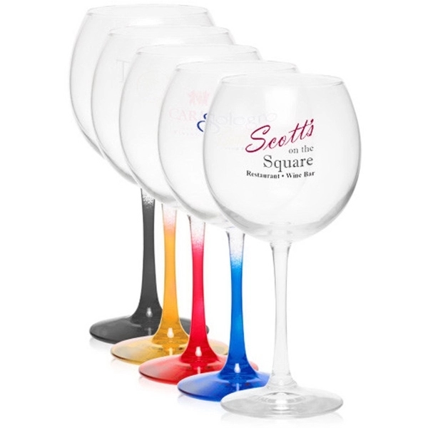 18.5 oz. Libbey® Balloon Wedding Favor Wine Glasses - Image 1