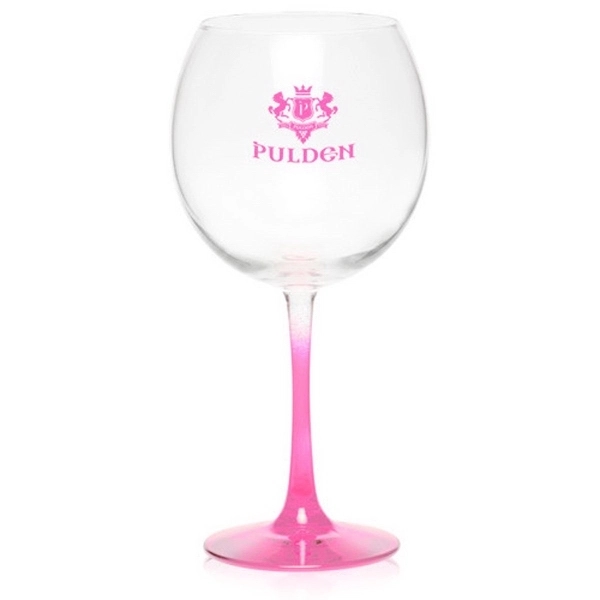 18.5 oz. Libbey® Balloon Wedding Favor Wine Glasses - Image 2