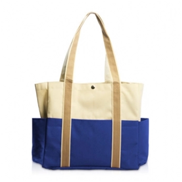 Dual Color Shoulder Tote Bags - Image 5