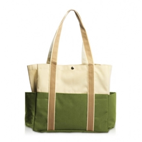 Dual Color Shoulder Tote Bags - Image 8