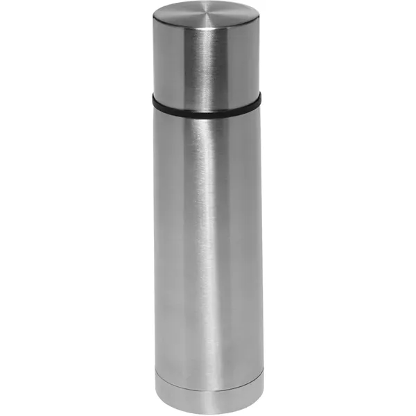 18 oz. Cylindrical Stainless Steel Vacuum Flask - Image 2