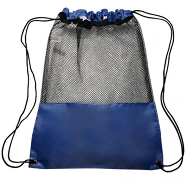 Mesh Drawstring Backpacks - Image 6