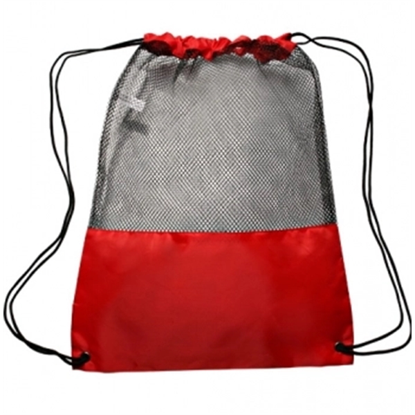 Mesh Drawstring Backpacks - Image 7