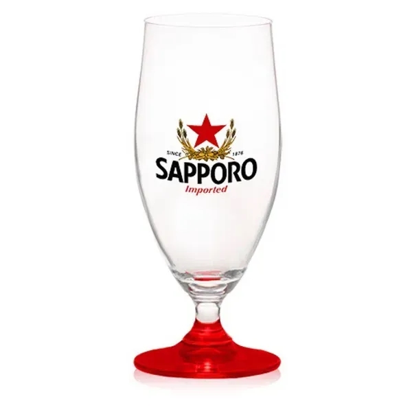 13 oz. Short Stem Tulip Goblet Beer Glasses - Image 3