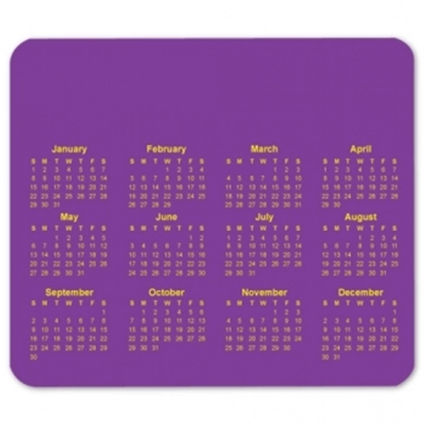 Customized Horizontal Calendar Mouse Pad - Image 9