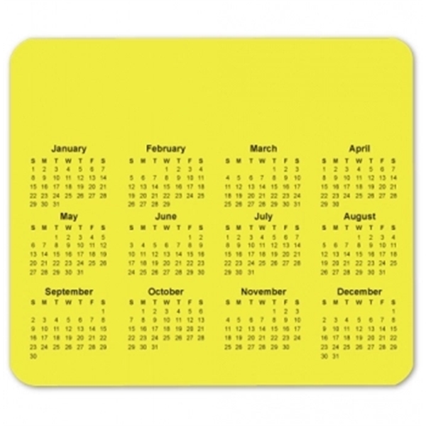 Customized Horizontal Calendar Mouse Pad - Image 12