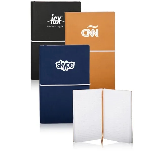 Softcover Journals with Tube Closing Band - Image 1