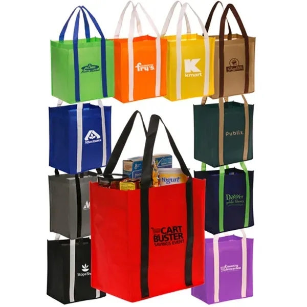Non-Woven Grocery Tote Bag - Image 1