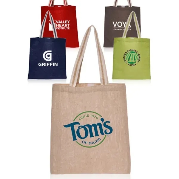 Casual Juco Tote Bags - Image 1