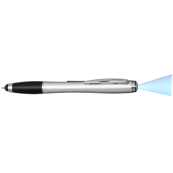 3 in 1 Stylus Ballpoint Pen with LED Light - Image 2