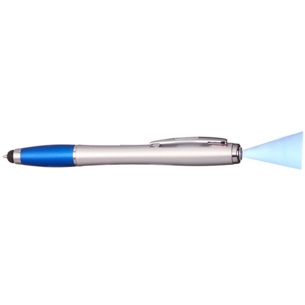 3 in 1 Stylus Ballpoint Pen with LED Light - Image 3