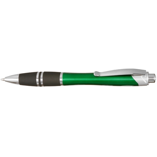 Silver Accent Grip Plastic Pen - Image 6