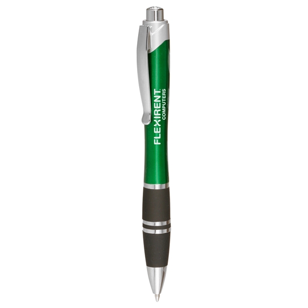 Silver Accent Grip Plastic Pen - Image 11