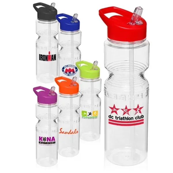 28 oz. Sports Bottles With Straw - Image 1