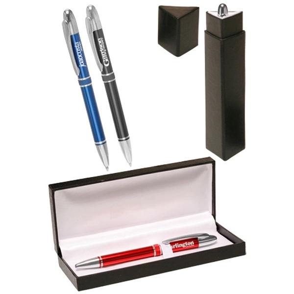 Salisbury Metal Pen Gift Set - Image 1