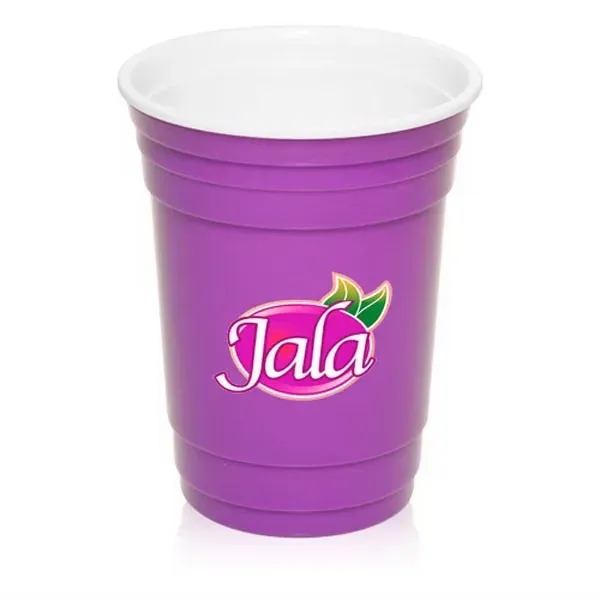 16 oz. Double Wall Plastic Party Cup - Image 2