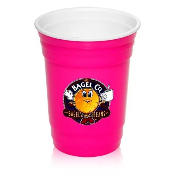 16 oz. Double Wall Plastic Party Cup - Image 3