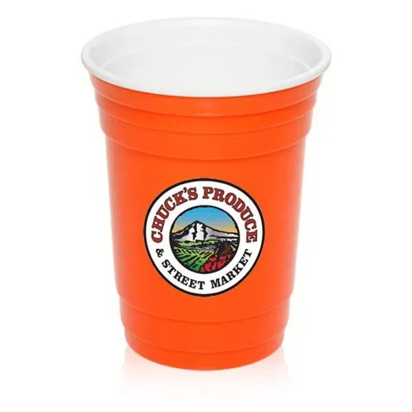 16 oz. Double Wall Plastic Party Cup - Image 4
