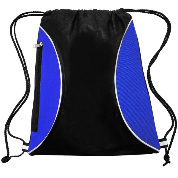 Zipper Side Drawstring Backpacks - Image 6