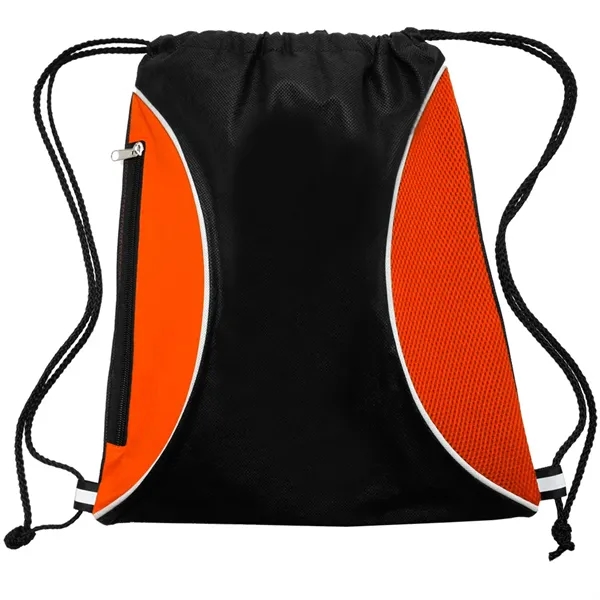 Zipper Side Drawstring Backpacks - Image 8