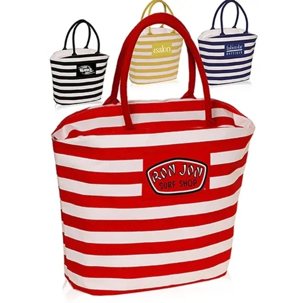 Striped Mariner Tote Bags - Image 1
