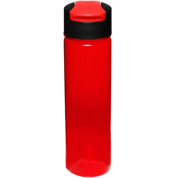 24 oz. Flip Top Slim Water Bottles - Image 2