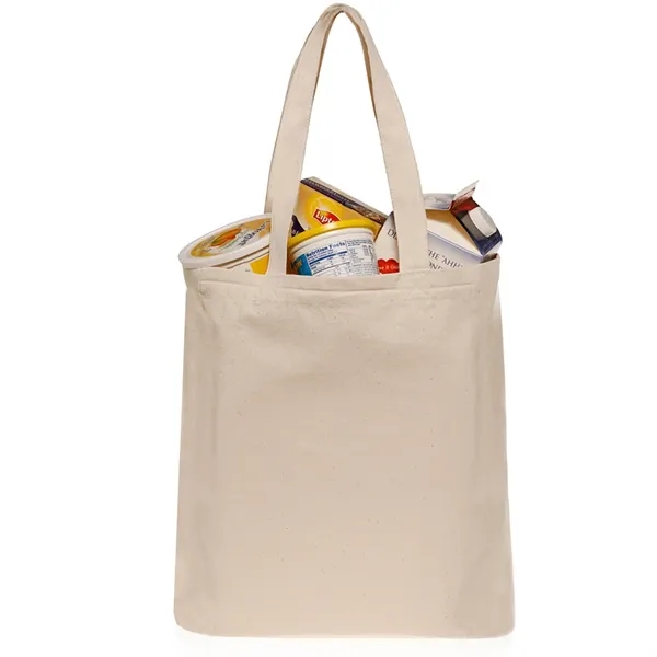 10oz Canvas Grocery Bags with 22" Handles - Image 2