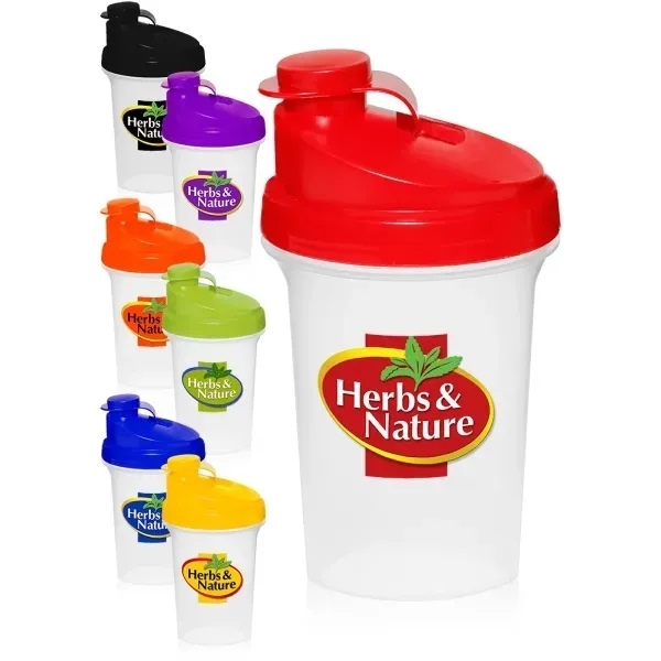 16 oz. Plastic Shaker Bottles - Image 1