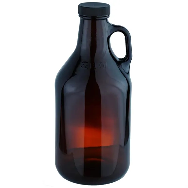 32 oz. Amber Glass Beer Growlers 38/400 - Image 2