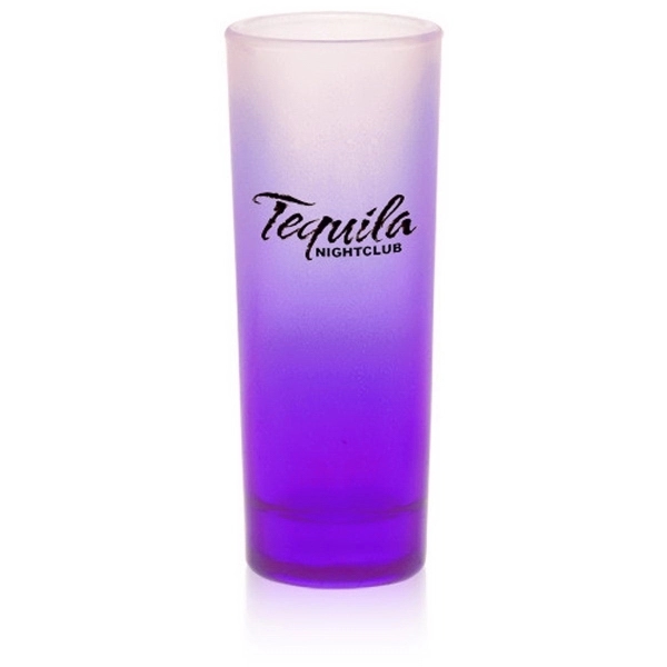 2 oz. Tall Shot Glasses - Colored & Frosted - Image 3