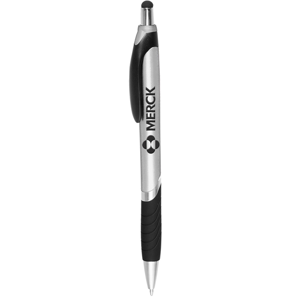 Plastic Pen with Screen Touch Stylus - Image 4