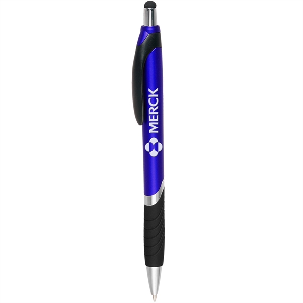 Plastic Pen with Screen Touch Stylus - Image 5