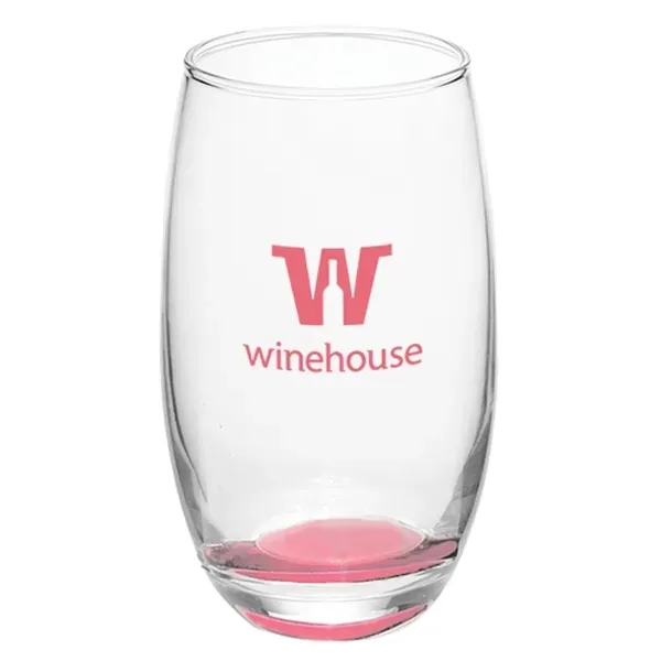 15 oz. Mikonos Clear Stemless Wine Glasses - Image 6