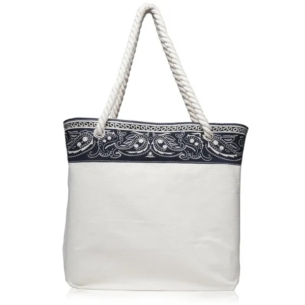 Paisley Pattern Canvas Tote Bags - Image 2