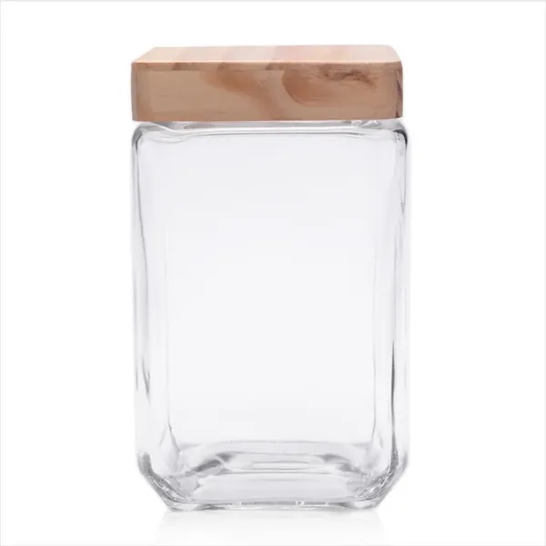 54 oz. Glass Candy Jars w/ Wooden Lids - Image 10