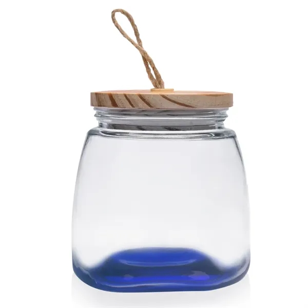 64 oz. Glass Candy Jars with Suction Wooden Lid - Image 10