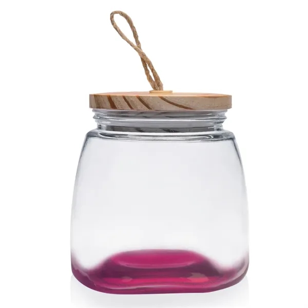 64 oz. Glass Candy Jars with Suction Wooden Lid - Image 13