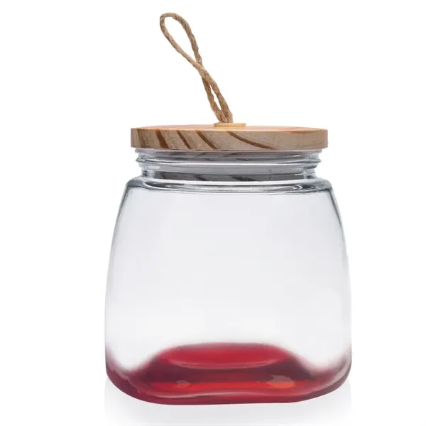 64 oz. Glass Candy Jars with Suction Wooden Lid - Image 15
