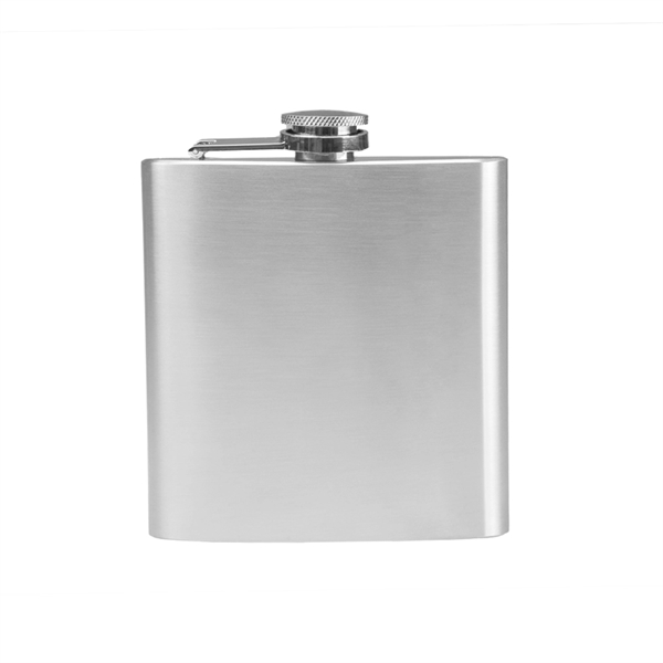6 oz. Murano Stainless Steel Hip Flasks - Image 3