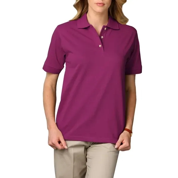 Blue Generation Ladies Short Sleeve Polo Shirt - Image 2