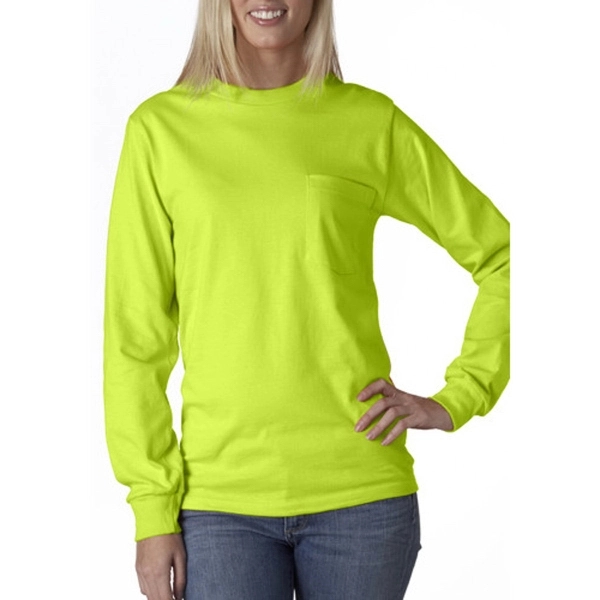 Gildan Ultra Cotton Long Sleeve Adult T-Shirt - Image 3