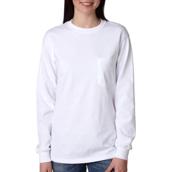 Gildan Ultra Cotton Long Sleeve Adult T-Shirt - Image 6