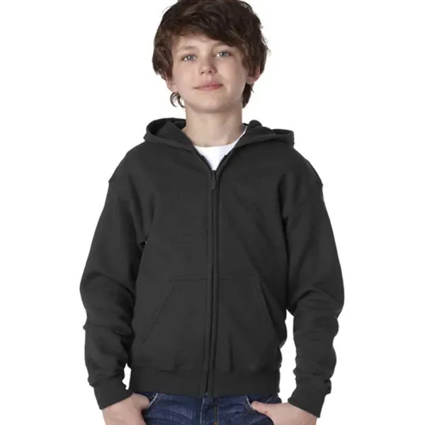 Gildan® Heavy Blend™ Youth Full Zipper Hooded Sweatshirt - Image 2