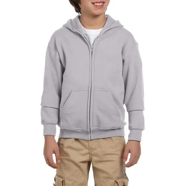 Gildan® Heavy Blend™ Youth Full Zipper Hooded Sweatshirt - Image 23